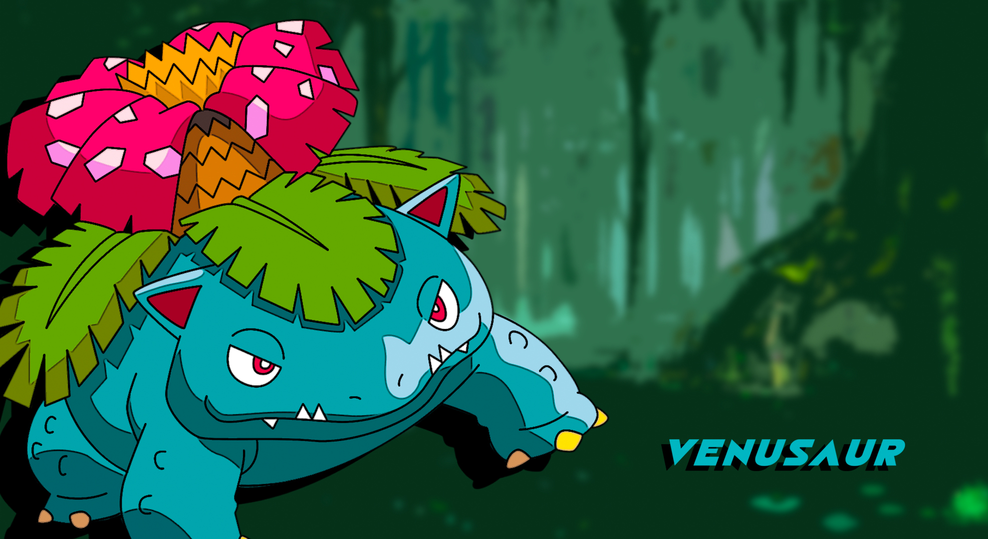 Dynamic Venusaur Printable Background for Desktop Dynamic Venusaur Printable Background for Desktop