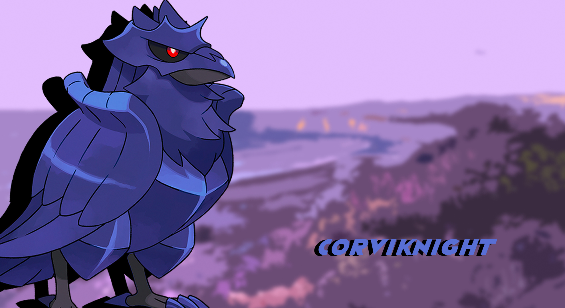 Corvernight CORVIKNIGHT Wallpaper by Alivefaun2 on DeviantArt