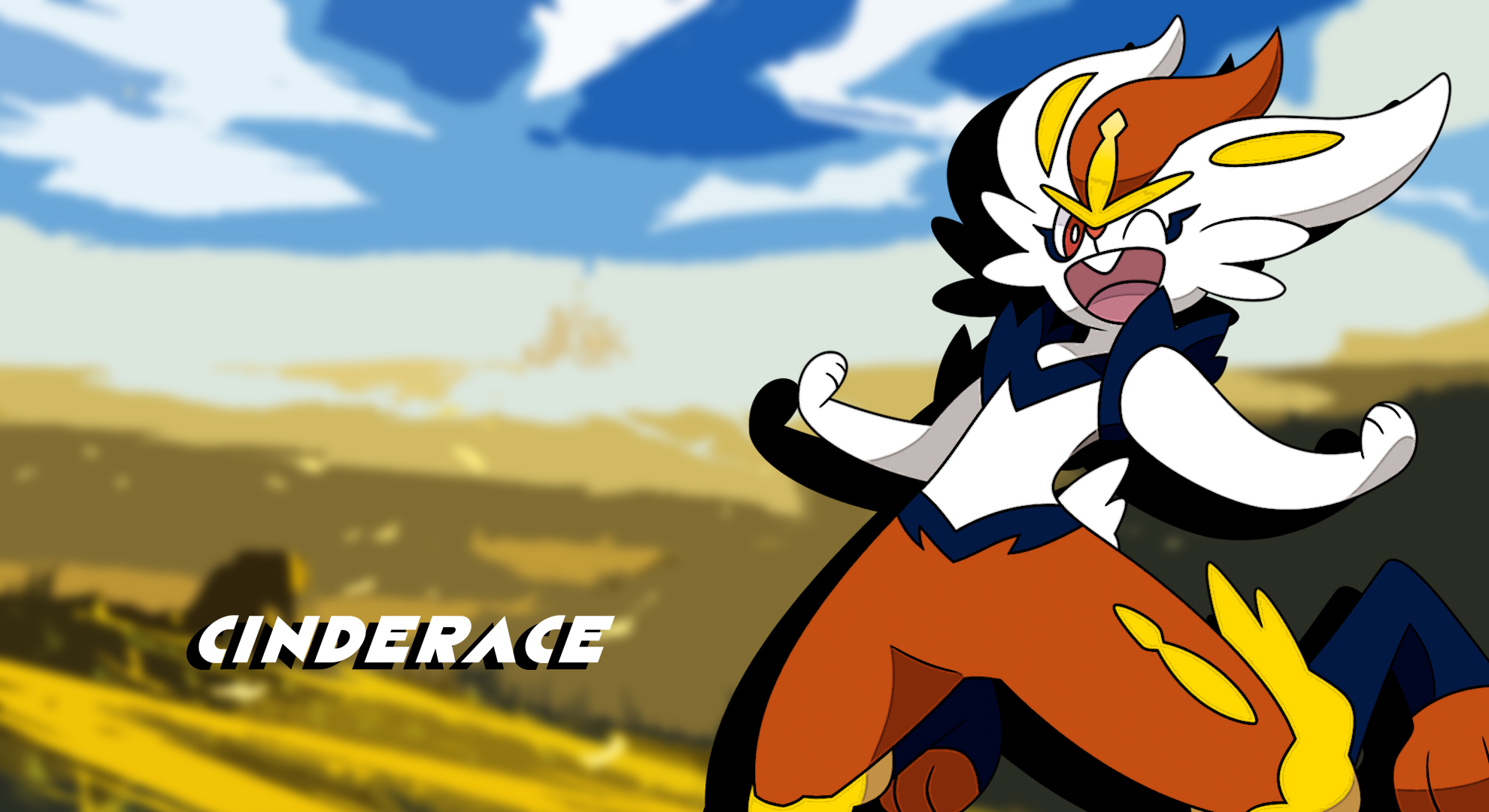CINDERACE Wallpaper by Alivefaun2 on DeviantArt