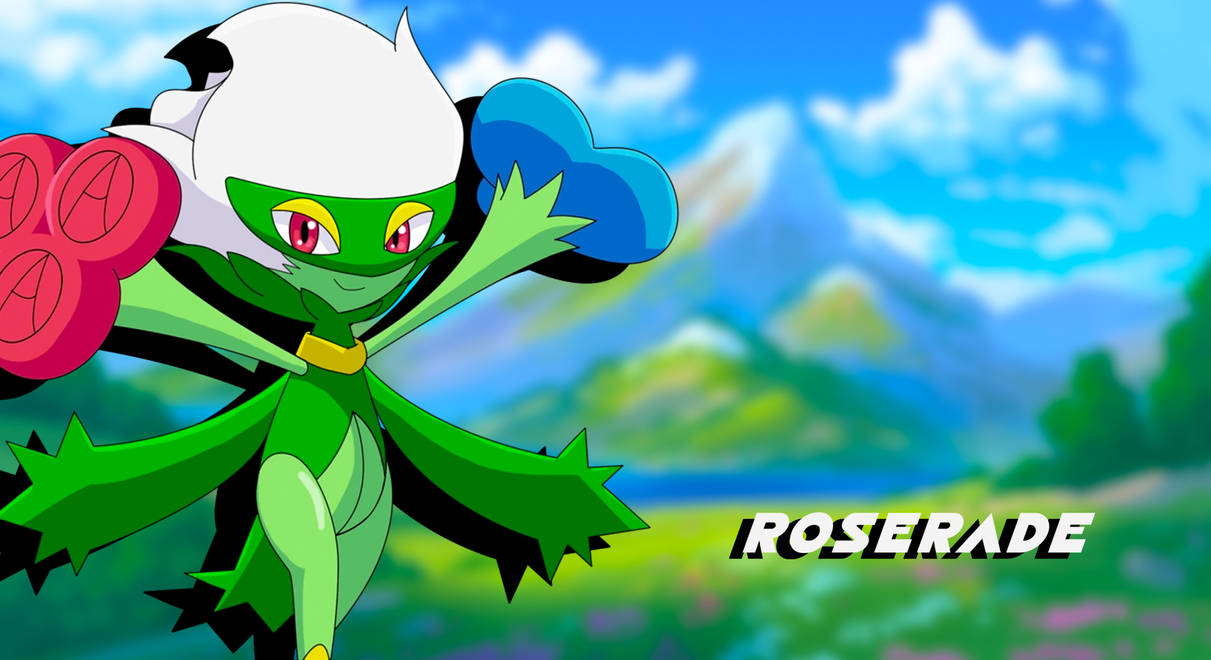 ROSERADE Wallpaper by Alivefaun2 on DeviantArt