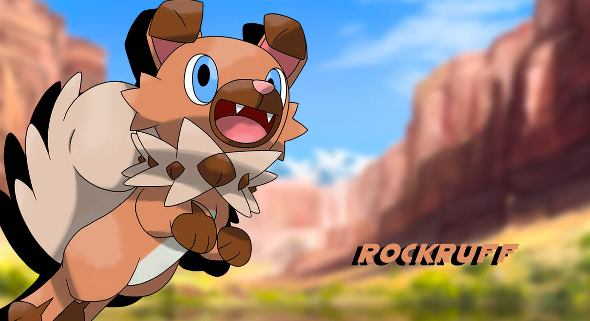 Rockruff Simple ROCKRUFF Wallpaper by Alivefaun2 on DeviantArt