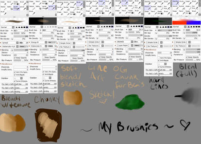 My Sai Brushes! because im bored