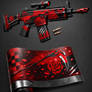 Red Like Roses Wrap