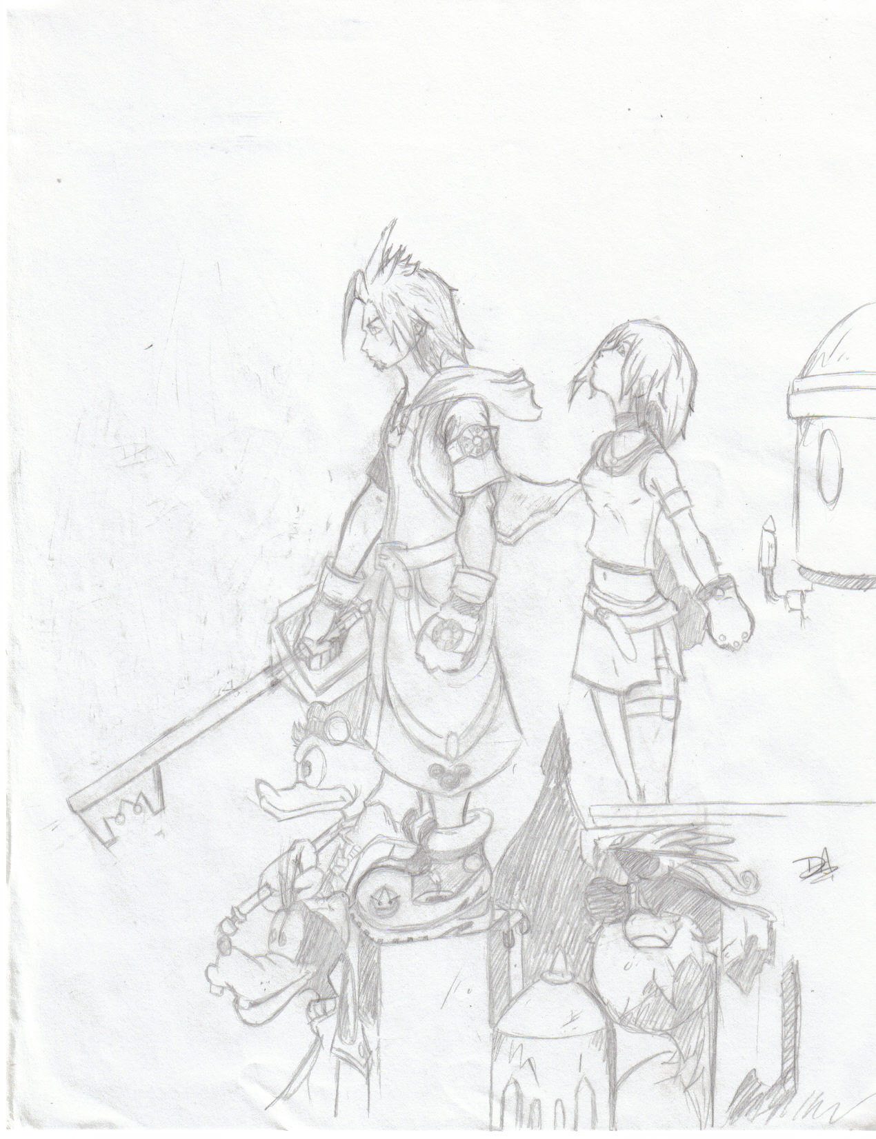 Kh Background Deviantart KH fanart by ace123 on DeviantArt