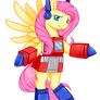 COMMISSION: Optimus Fluttershy