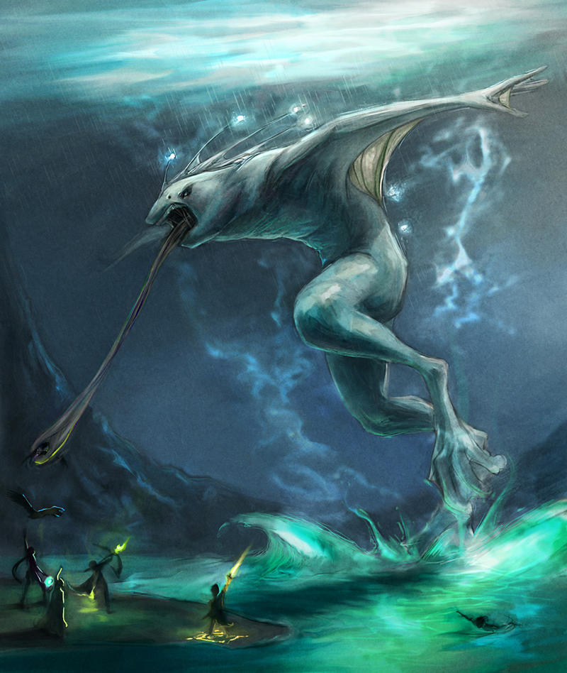 Water Colossus by adlovett on DeviantArt