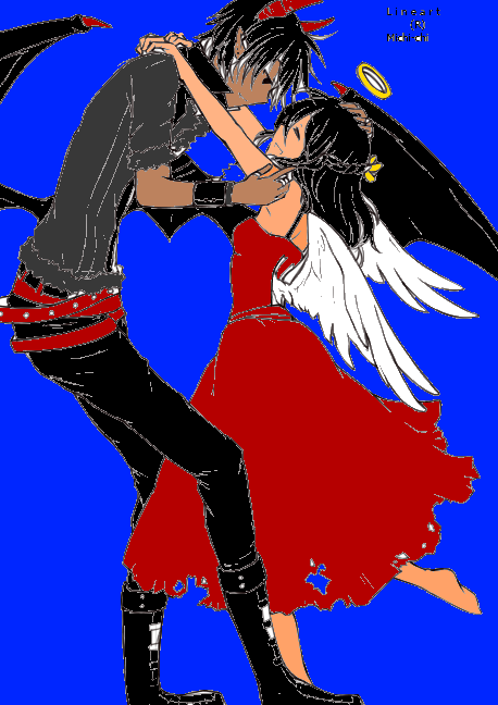 Angel and Demon couple by Redbuick95 on DeviantArt