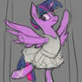 sketch ballerina Twilight Sparkle