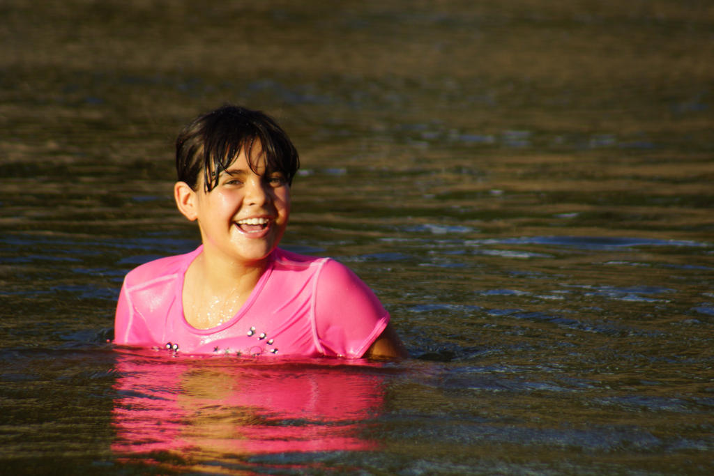 Swimming in the Darling River