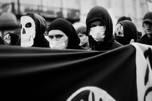 Anarchist demonstration