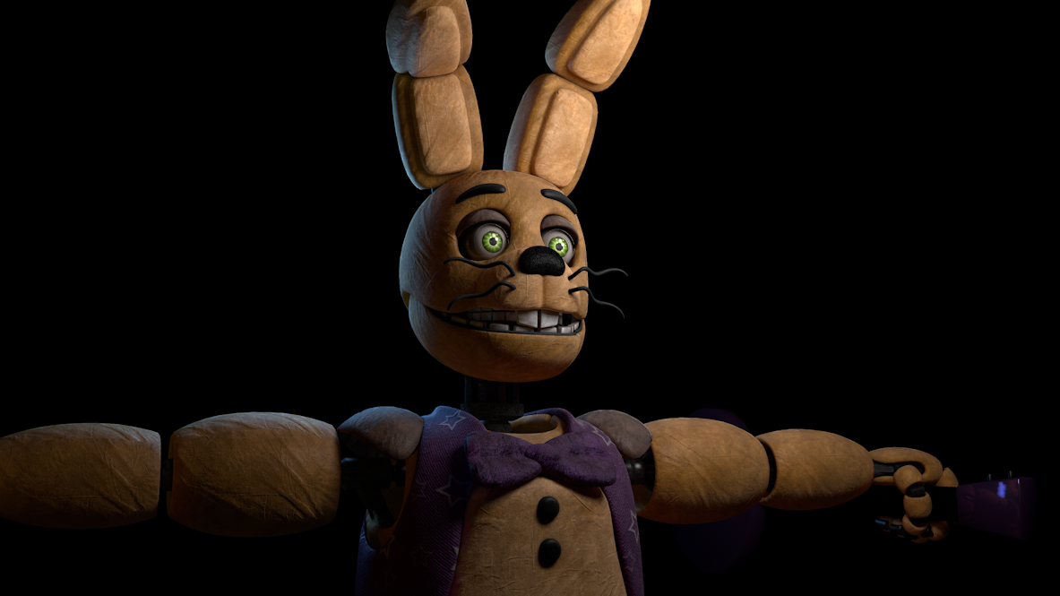FNAF - C4D | stylized springbonnie retex by TheMaxy94 on DeviantArt