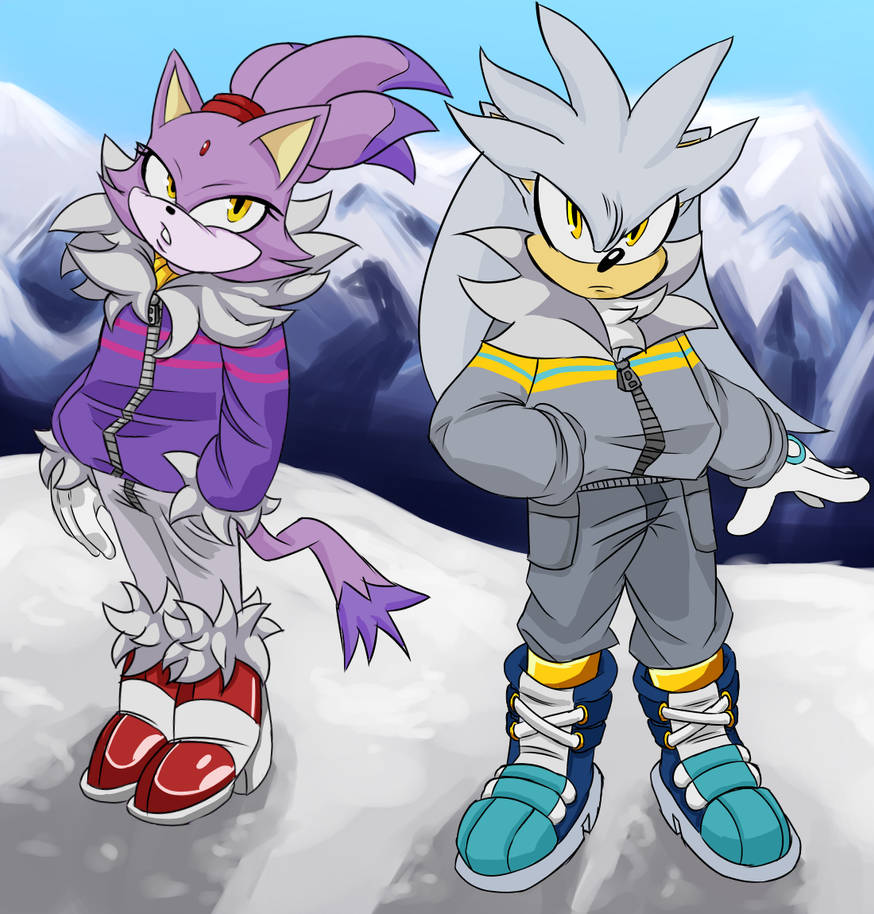 Silver And Blaze by DefBed on DeviantArt