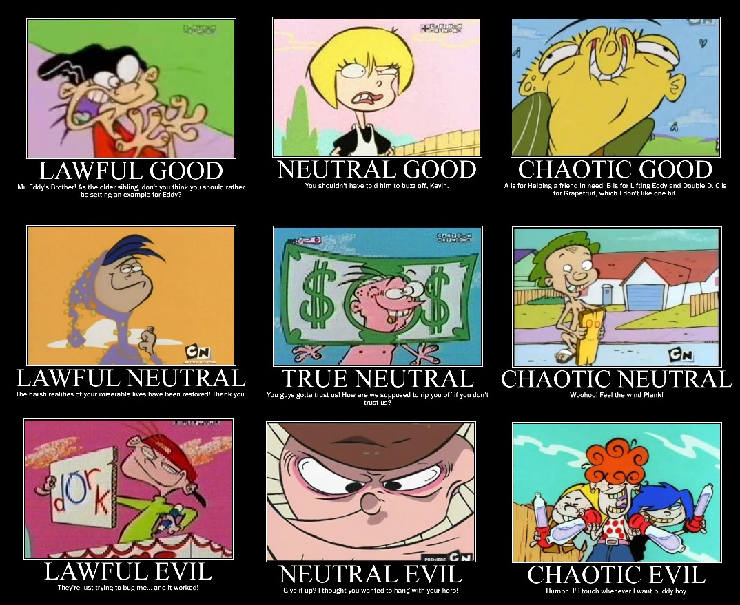 Ed Edd n Eddy Alignment Chart