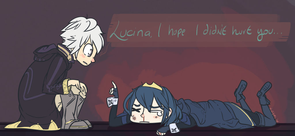 Lucina, I hope I didn't hurt you