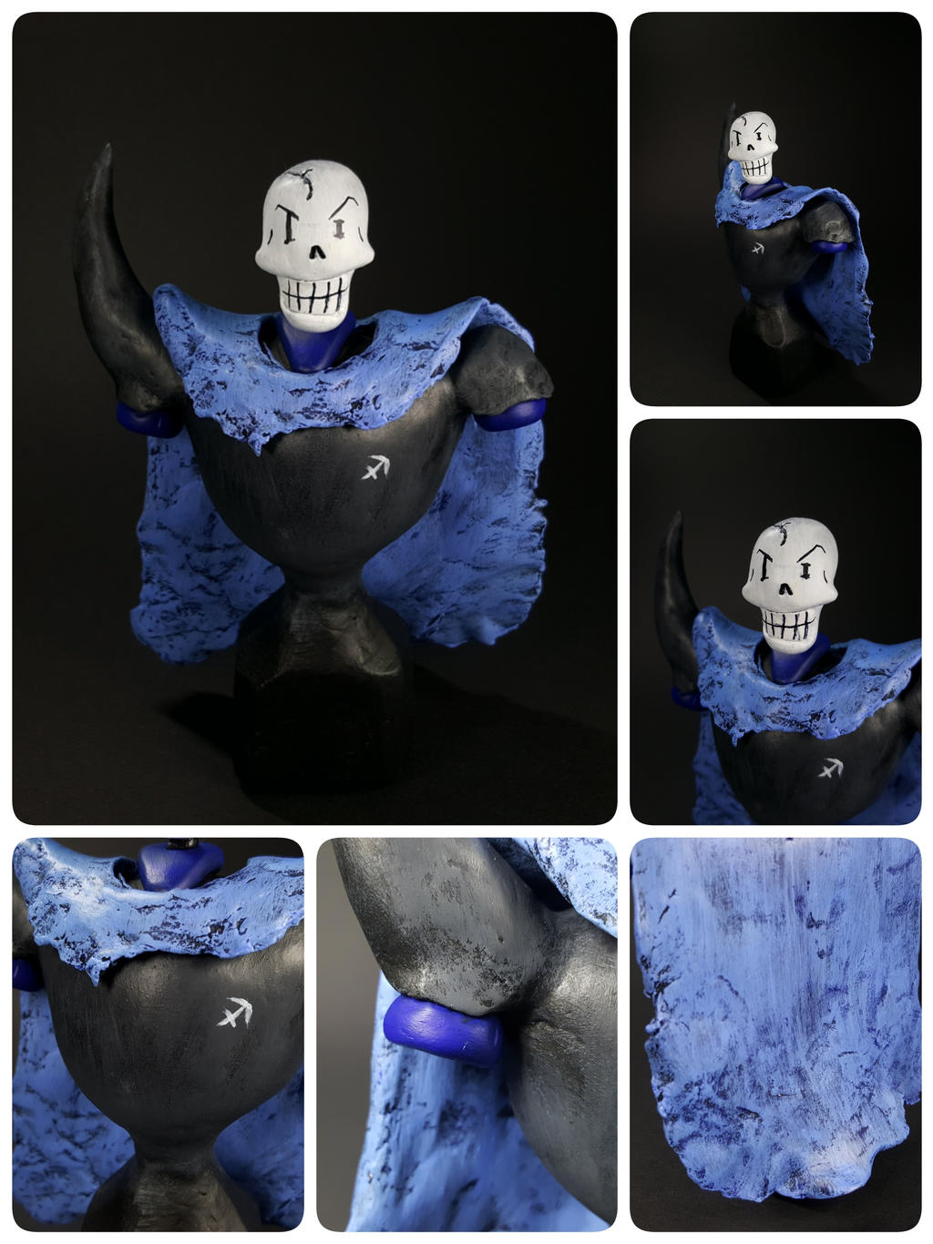 Negativetale Undertale AU Negativetale - Papyrus bust. by HamaSin on DeviantArt