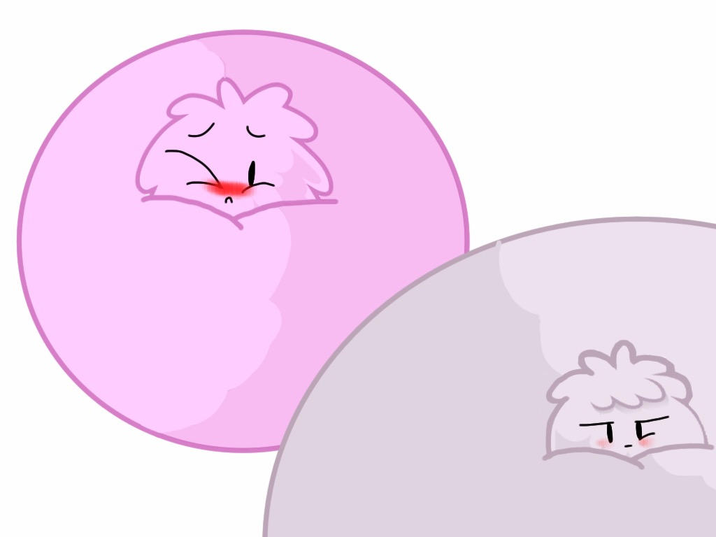 Request: puffball and puffbull inflated by CarterTheEmolga on DeviantArt