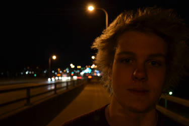 Friend and City Lights