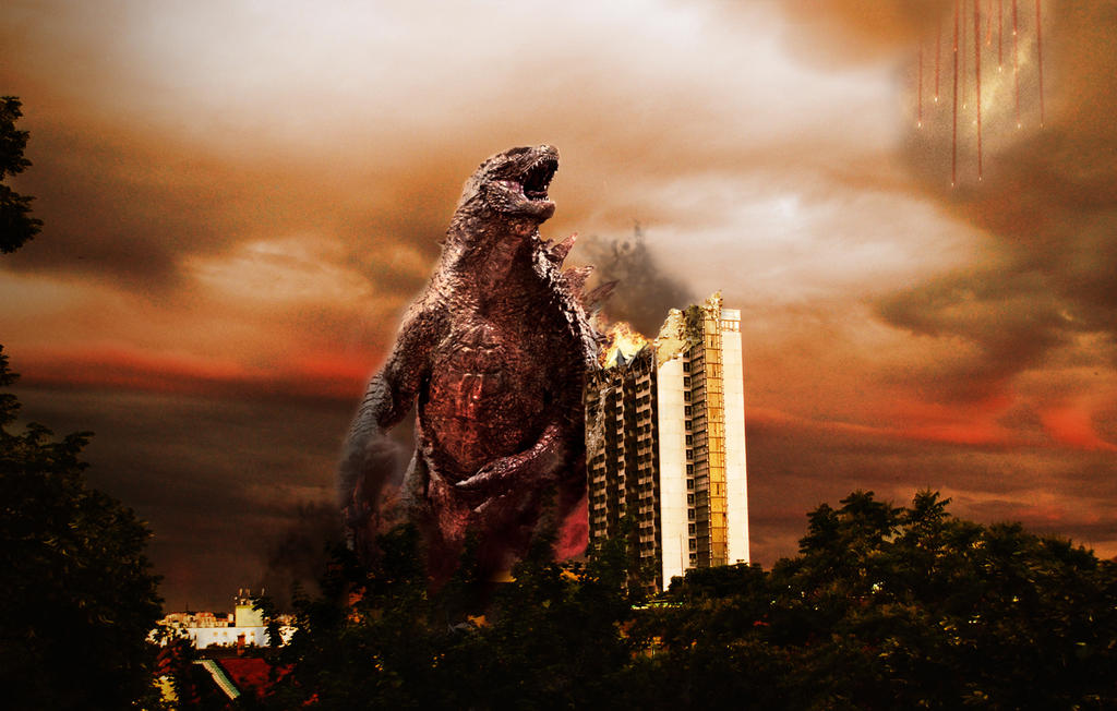 Godzilla Pec Godzilla in Pecs by zubuki on DeviantArt