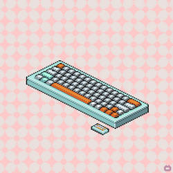 My Lego Keyboard in Isometric