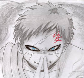 gaara drawing