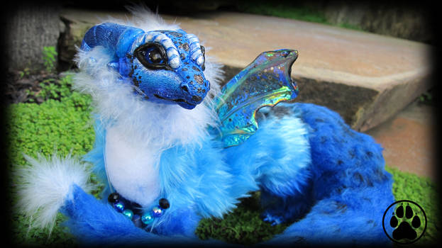 SOLD Dendro the baby poison dart dragon art doll!