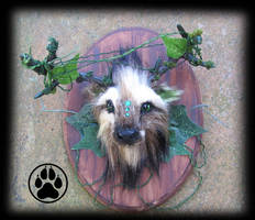 SOLD Forest spirit stag wallart ooak.