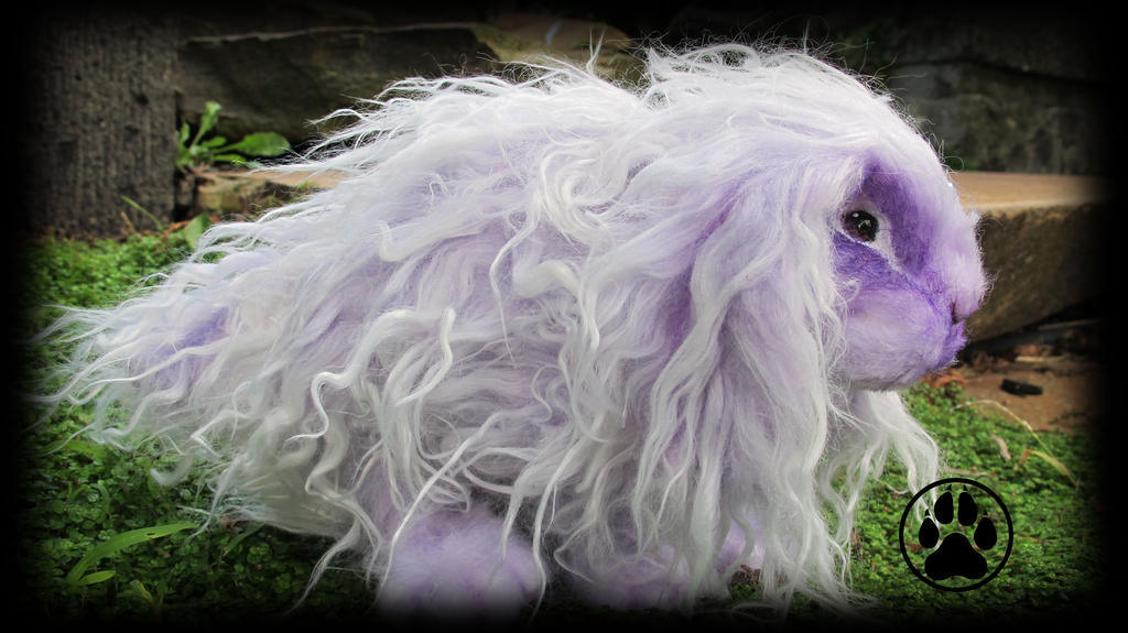 SOLD Lamia the lavender mini lop bunny  artdoll