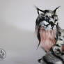 SOLD Nur the Rose Chested Wildcat artdoll.