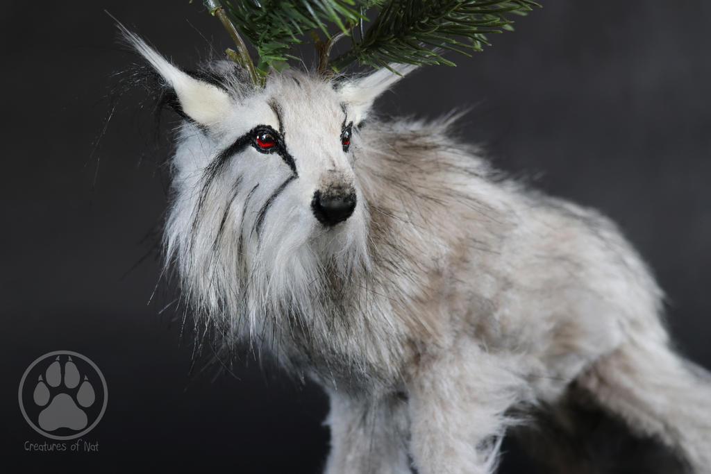 SOLD Edulis Winter Pines Caribou poseable art doll