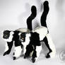 SOLD Black and White ruffed lemurs artdolls