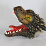 Dragon head sculpture - Brown