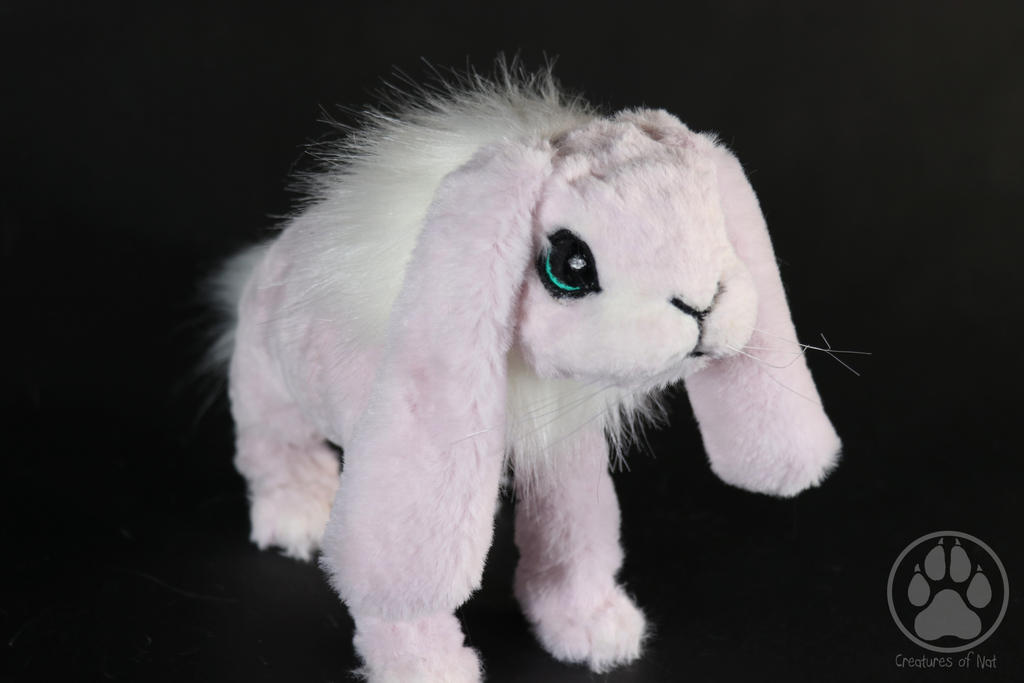 FOR SALE Hana the Pink Bunny Artdoll. by CreaturesofNat on DeviantArt