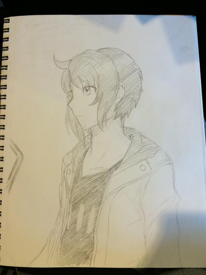 Sketch Commission - An OC by suishouyuki