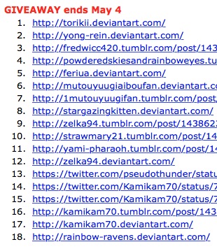 Duel Cafe Giveaway Winner 1 by suishouyuki Duel Cafe Giveaway Winner 1 by suishouyuki