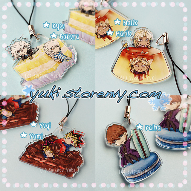 Yummy Duelist Charms! (Almost gone) by suishouyuki