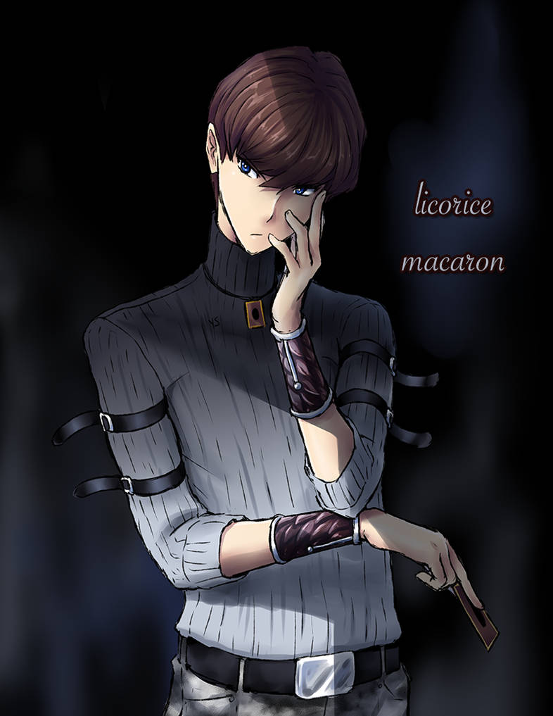 Duel Cafe Flavors: Licorice Macaron by suishouyuki