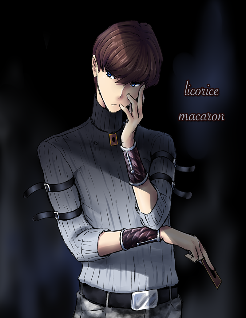 Duel Cafe Flavors: Licorice Macaron by suishouyuki