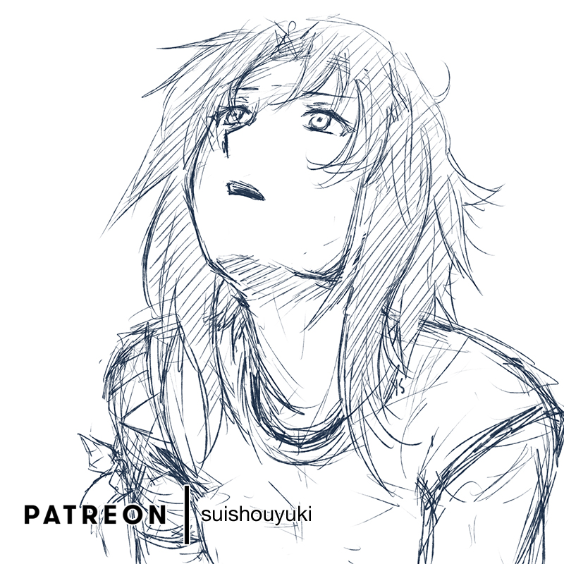 Sketch 10-2018 Haruka by suishouyuki
