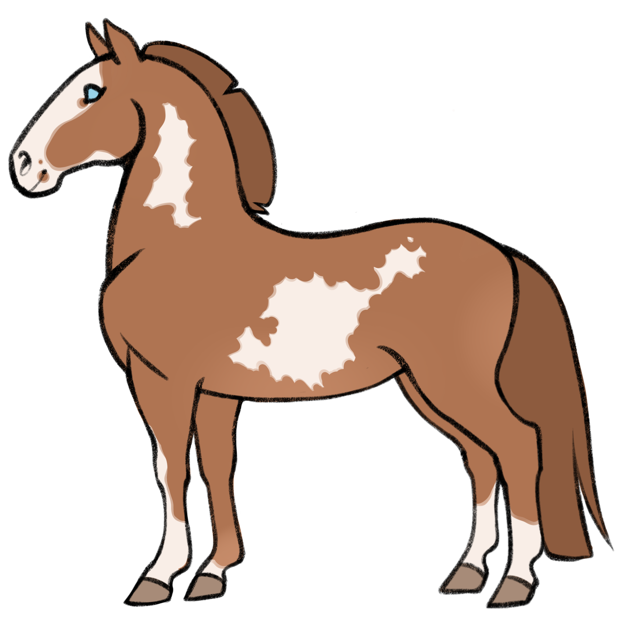 chestnut minimal overo