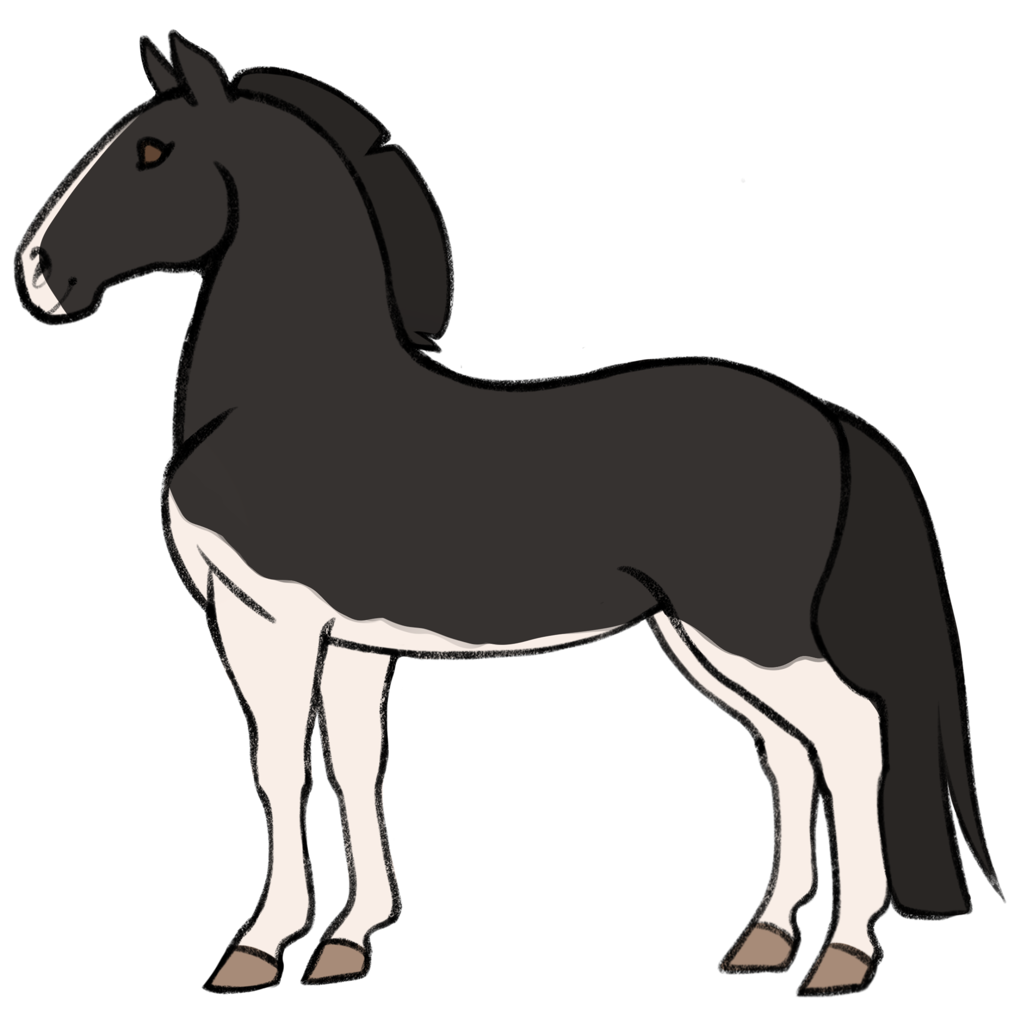 black minimal splash