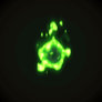 Green Fireball Animation