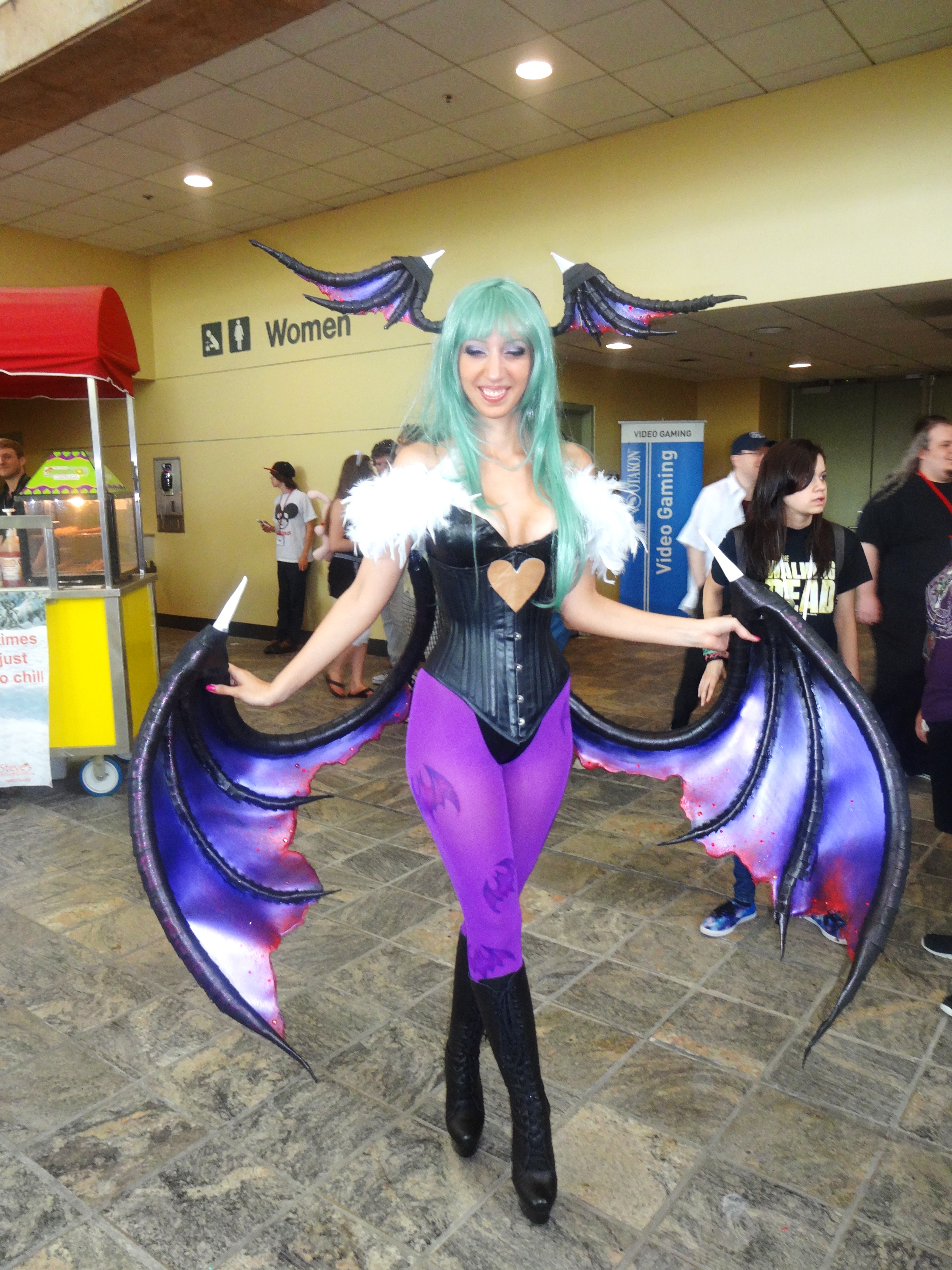 Darkstalkers Morrigan Aensland Cosplay