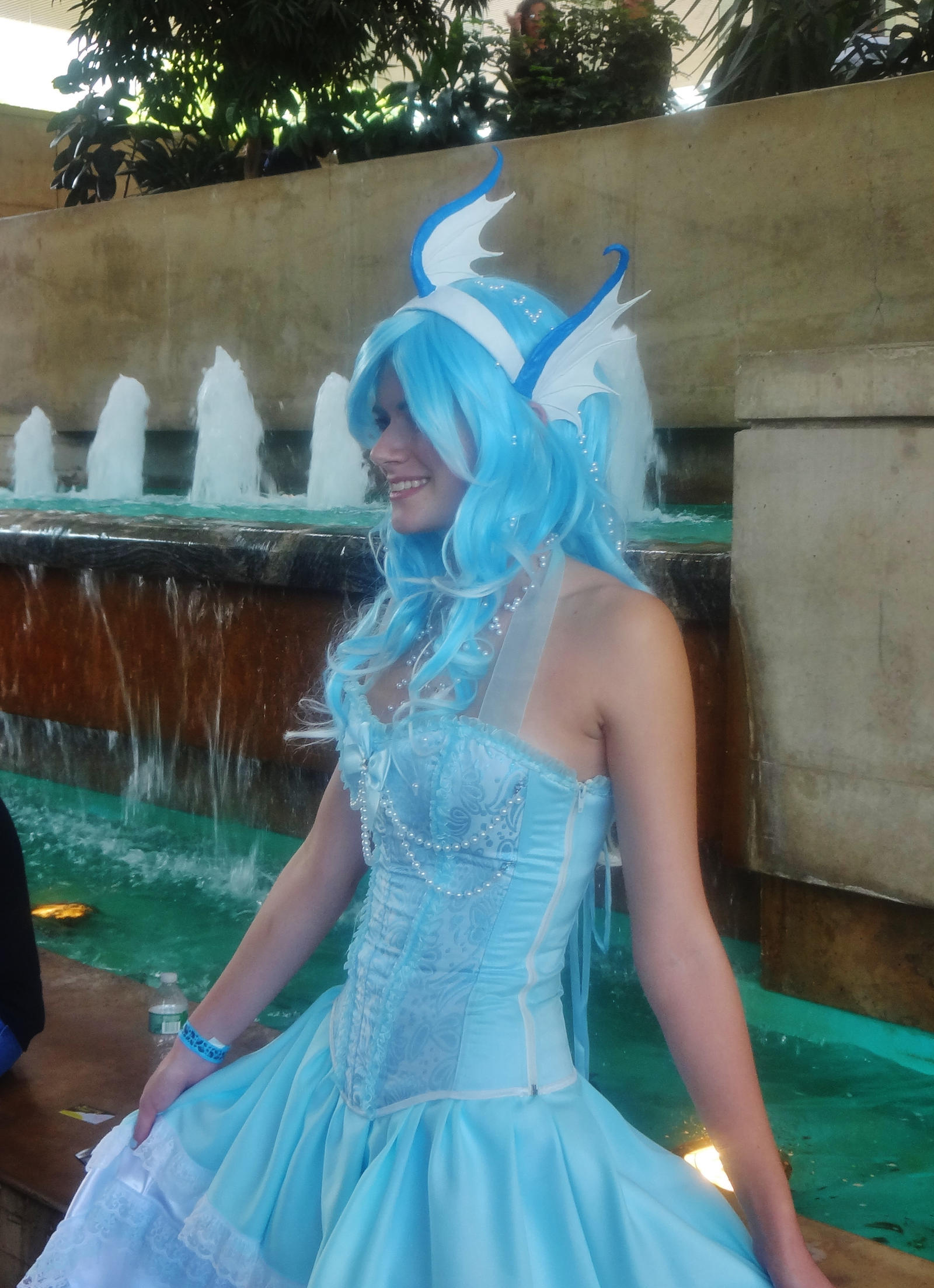 Pokemon's Vaporeon Cosplay at Otakon