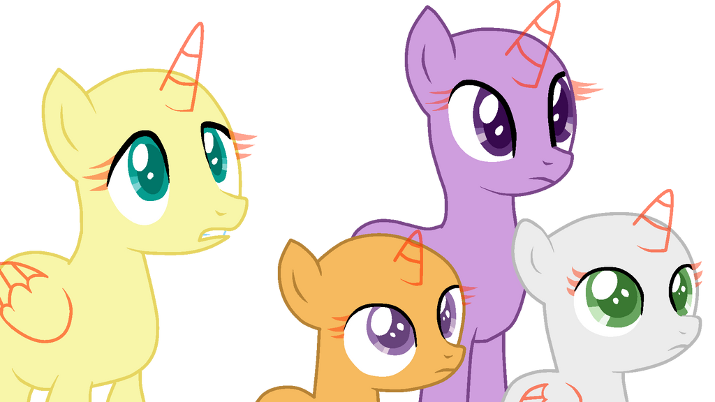 MLP Base 14: oh by Arska-Bases on DeviantArt