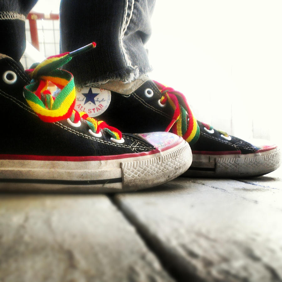 Tubular Rasta Chucks.