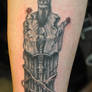 Statue of Lord Soth tattoo