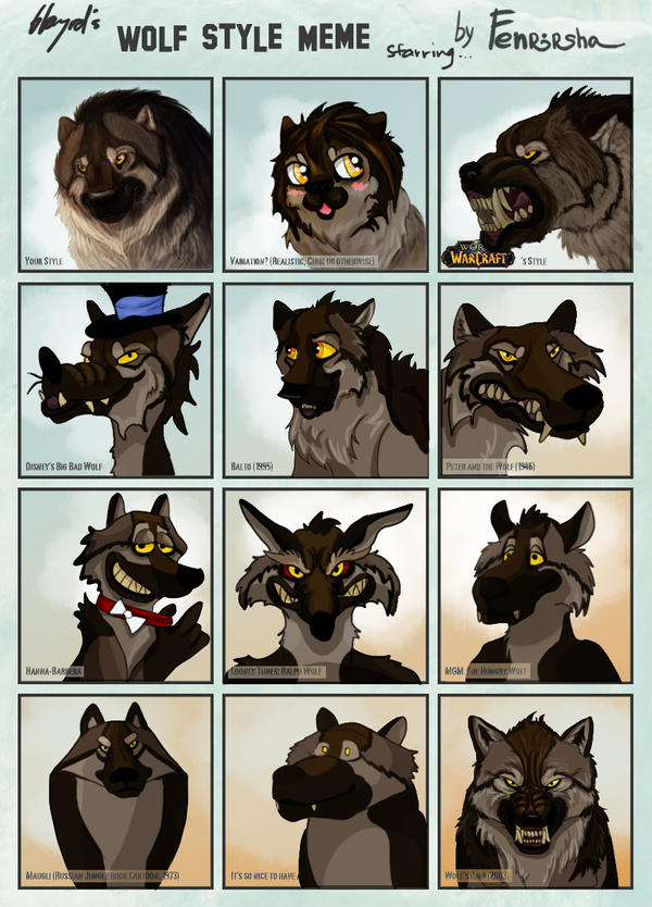 Wolf meme by Fenrirsha on DeviantArt