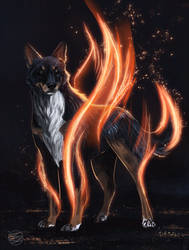 Fire dog comission