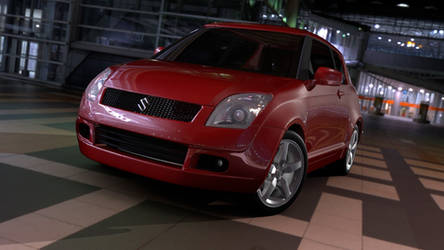 suzuki swift 3D modelling