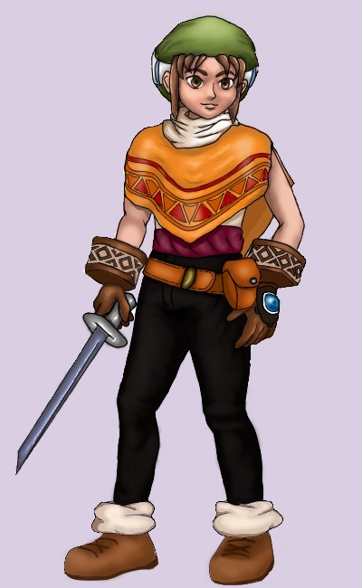 Toan (Dark Cloud) Drawing by brokencityysky on DeviantArt